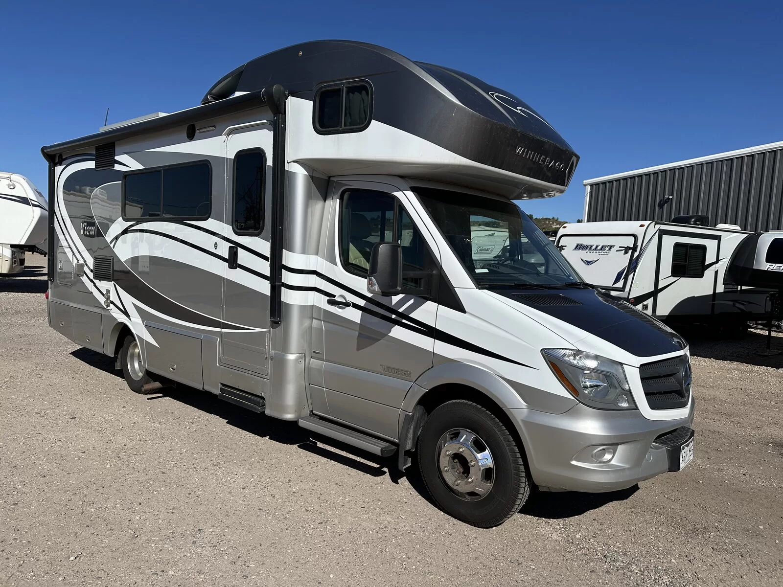 2015 Winnebago 24M Class B+ exterior front view at All Star Rv in Littleton, CO