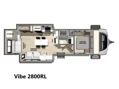 New 2026 Forest River Vibe 2800RL — photo 2