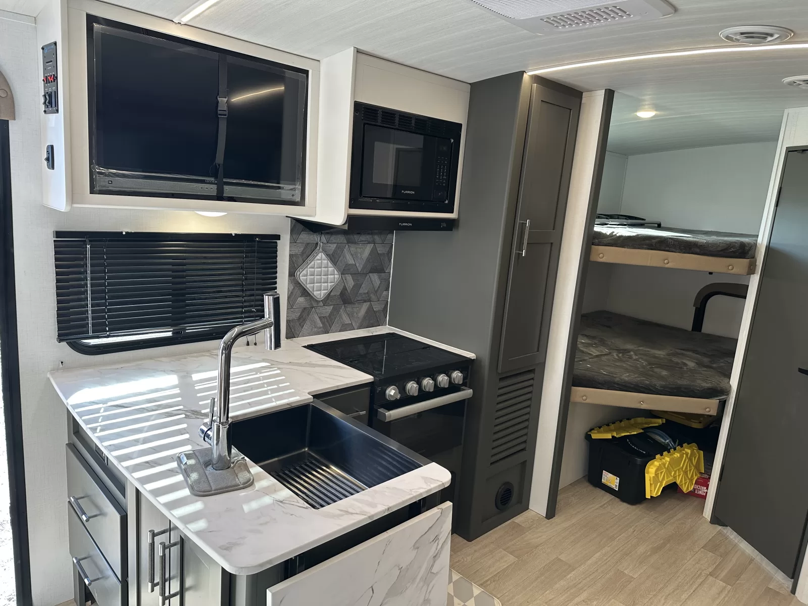 2025 Keystone Bullet 2290BH Travel Trailer interior overview 4 at All Star Rv in Littleton, CO