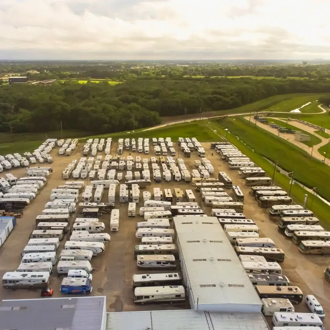 a full used RV lot